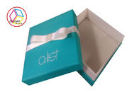 Luxury Jewelry Paper Gift Box / Necklace Presentation Box Velvet Insert