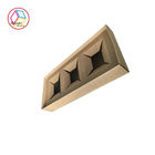 Rigid Gift Boxes With Window Brown Color Environmental Protection