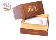 Brown Cosmetic Gift Box , High End Beauty Box Recyclable Feature