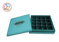 Festival Chocolate Sweet Gift Boxes Green Color CMYK Pantone Printing