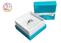 Luxury Jewelry Paper Gift Box / Necklace Presentation Box Velvet Insert