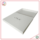 Pure White Cubic Two Pieces Cosmetic Paper Box Customized Design